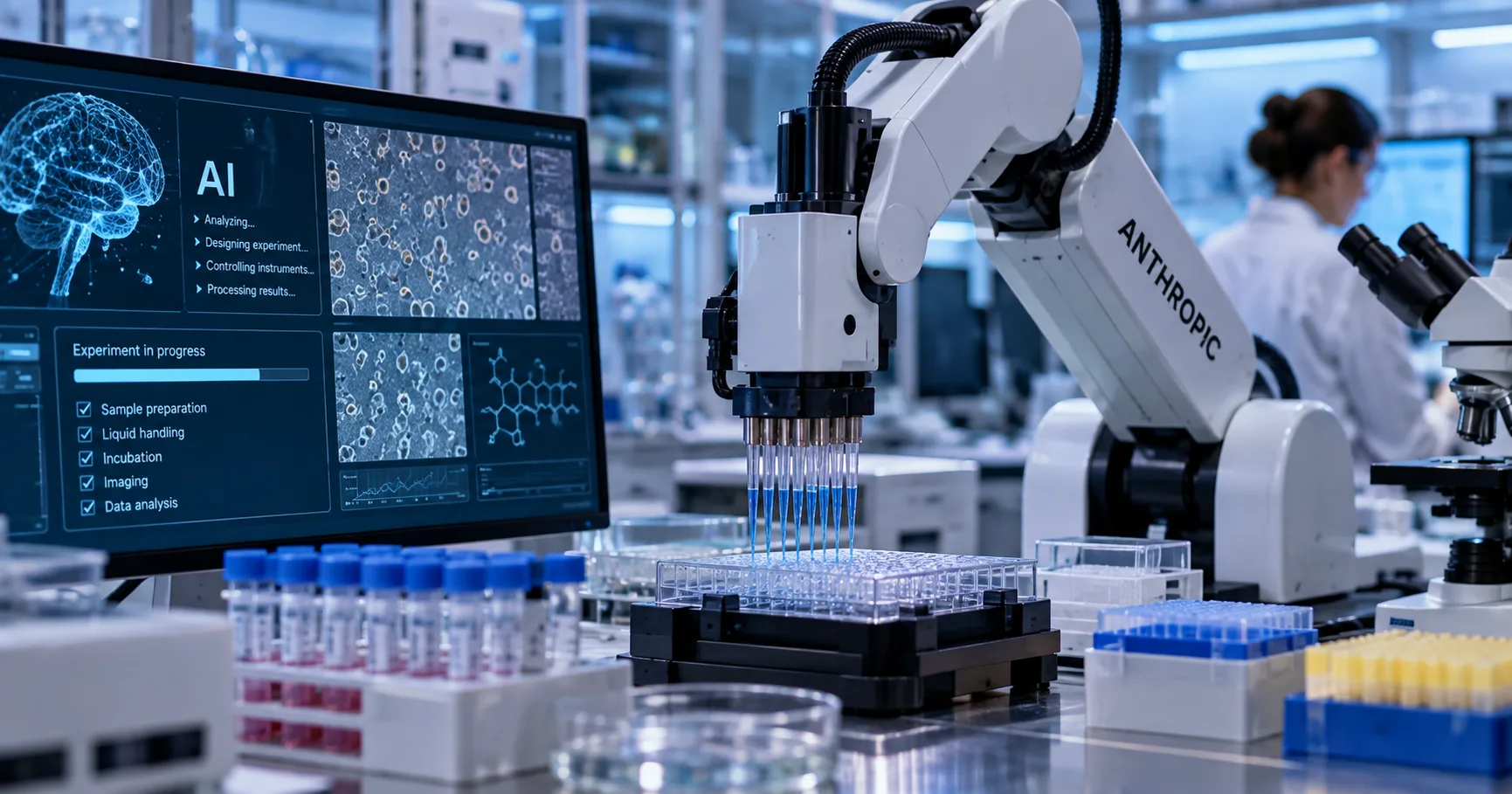 Umelá inteligencia vstupuje do skutočných laboratórií. AI už môže riadiť fyzické experimenty
