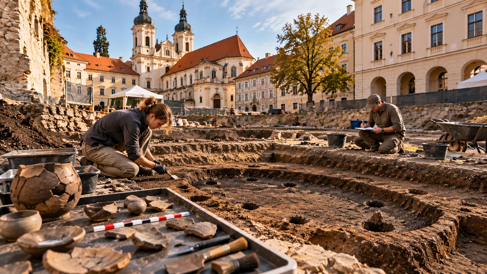 V centre Trnavy objavili keltské obydlie. Archeológovia narazili na dôkaz starý viac než 2 000 rokov