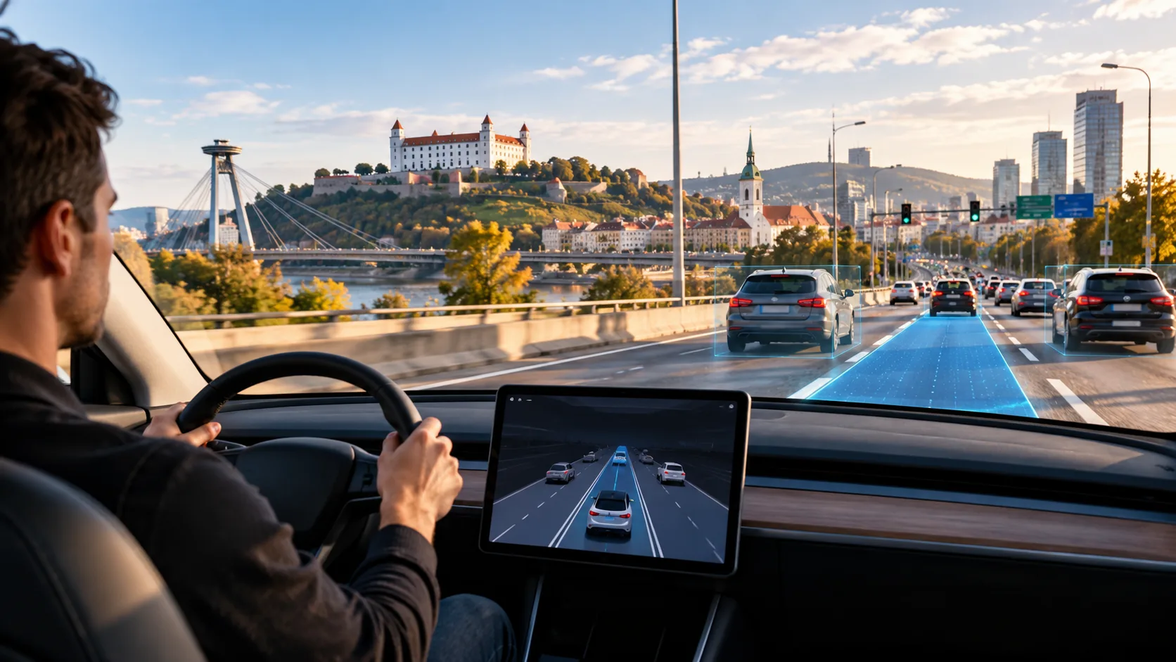 Tesla FSD mieri na slovenské cesty. Auto však nebude jazdiť samo – vodič zostáva zodpovedný
